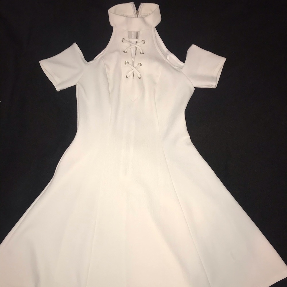white dress